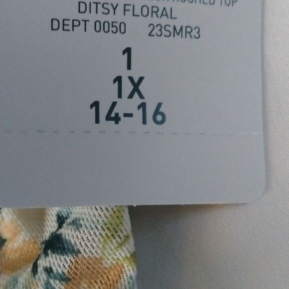 NWT Torrid Stretch Mesh Crew Neck Ruched Top - Picture 5 of 5